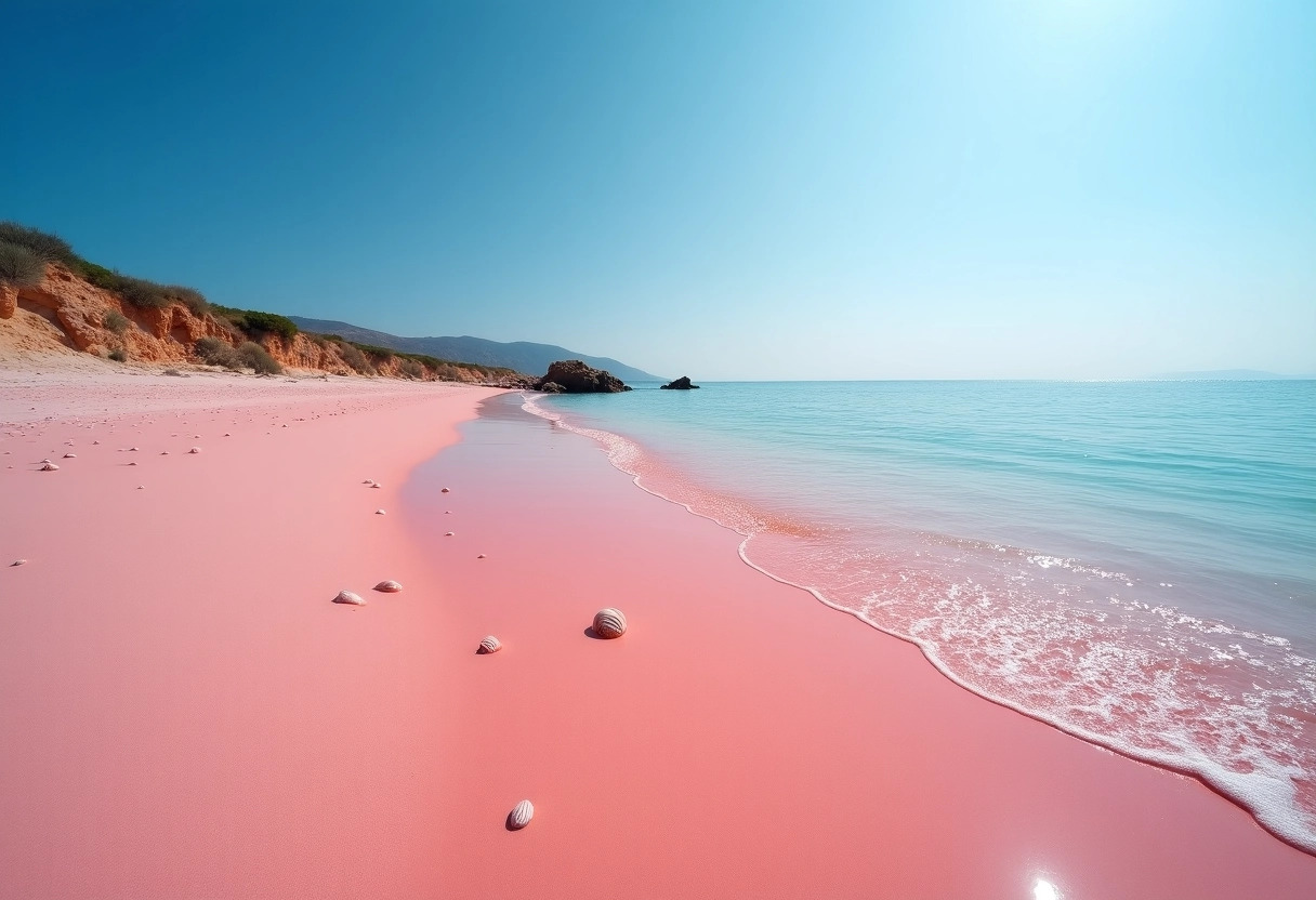 plage rose