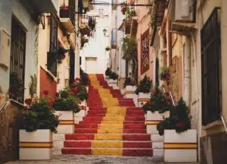 rue dans une ville d'Espagne